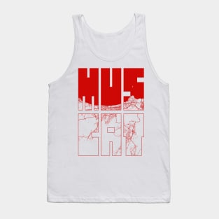 Muscat, Oman City Map Typography - Oriental Tank Top